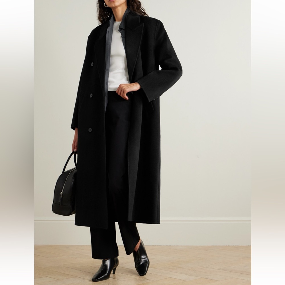 THE FRANKIE SHOP | Gaia double-breasted wool-blend coat
